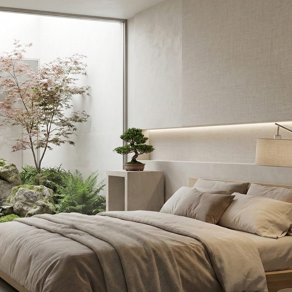 ホテルライクな空間に馴染むディスプレイテーブル